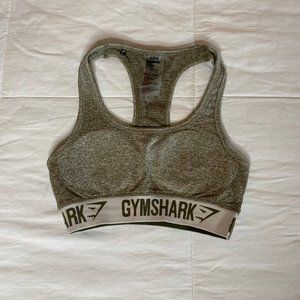 Gymshark Flex Sports Bra M Khaki
